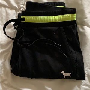 PINK black sweatpants/ joggers